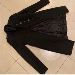 J crew trench coat wool size 0